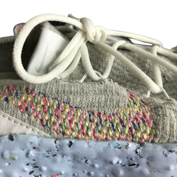 Nike Space Hippie 04 Lifestyle Shoes Womens Sneakers 9.5 Gray Baby Blue Lace Up - Picture 3 of 9